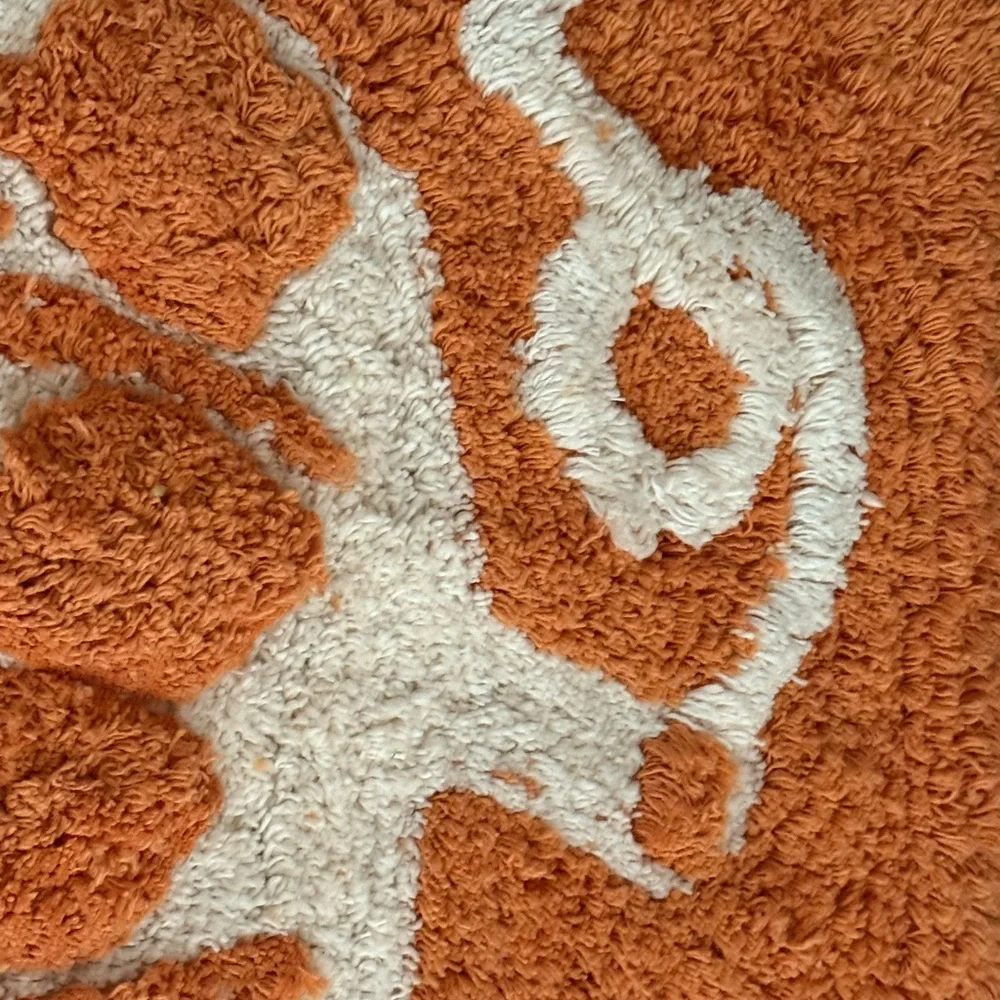 Orange Pumpkin Bath Mat